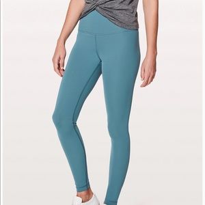 Lululemon Wunder Under Hi Rise Pant Teal